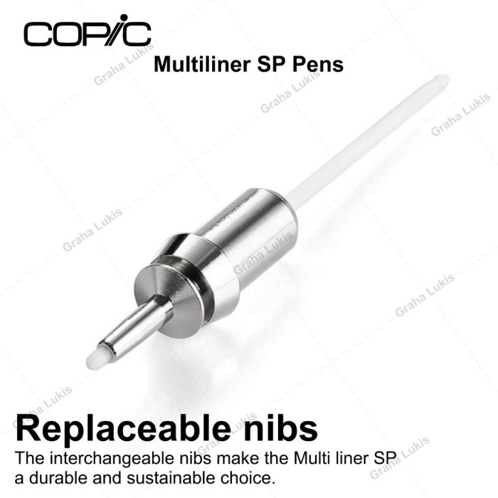 

pintar- COPIC MULTILINER SP PEN Brush dan Nib / SATUAN