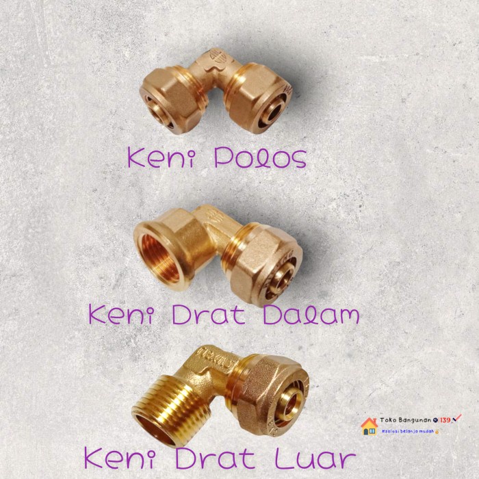 Keni Rifeng Kuning /Knee Sbungan Pipa Air Panas /Elbow