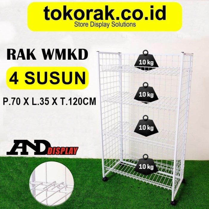 READY STOK RAK ROTI / MINIMARKET / RAK KERANJANG / SERBAGUNA / PROMOSI / SNACK