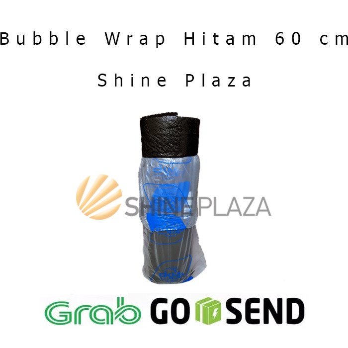 

party- Bubble Wrap Hitam 60cm 1 Roll