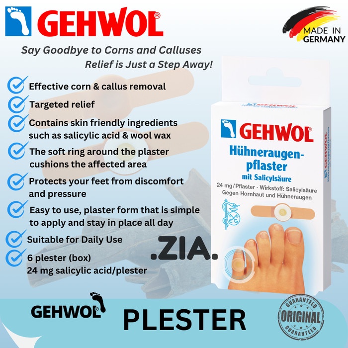 Rms - Gehwol Corn Skin Tincture Kapalan Mata Ikan Plester Callus Plaster