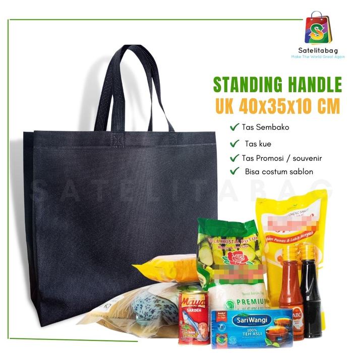 

party- (ISI 12PCS) Tas Goodie bag Souvenir Landscape 40x35x10 Belanja