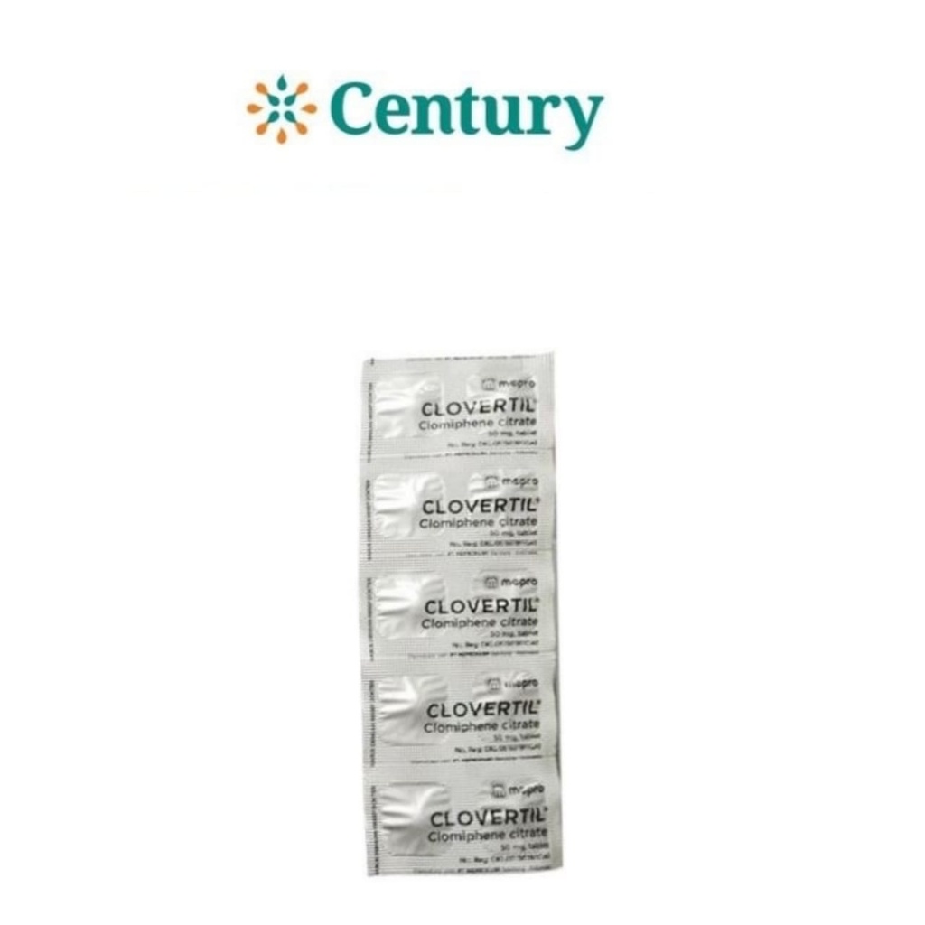 Clovertil 50 mg 10 Tablet / Clomiphene citrate 50 mg / Infertilitas / Profertil 50 mg