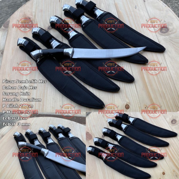 PREMIUM Pisau Daging HSS Pisau Smbelih HSS