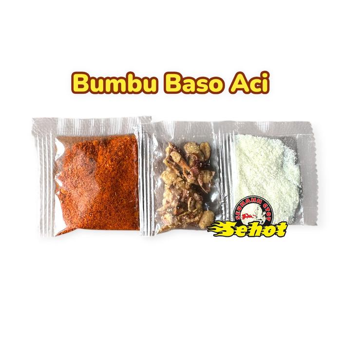 

UT698 1 PAKET BUMBU BASO ACI INSTAN, CABE BUBUK, PENYEDAP, BAWANG GORENG SALE