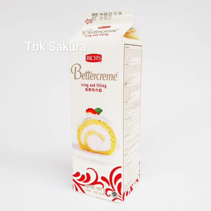 

Lezat- RICHS Bettercreme Topping Whipping Cream 907 gr ( Gosend Bandung )