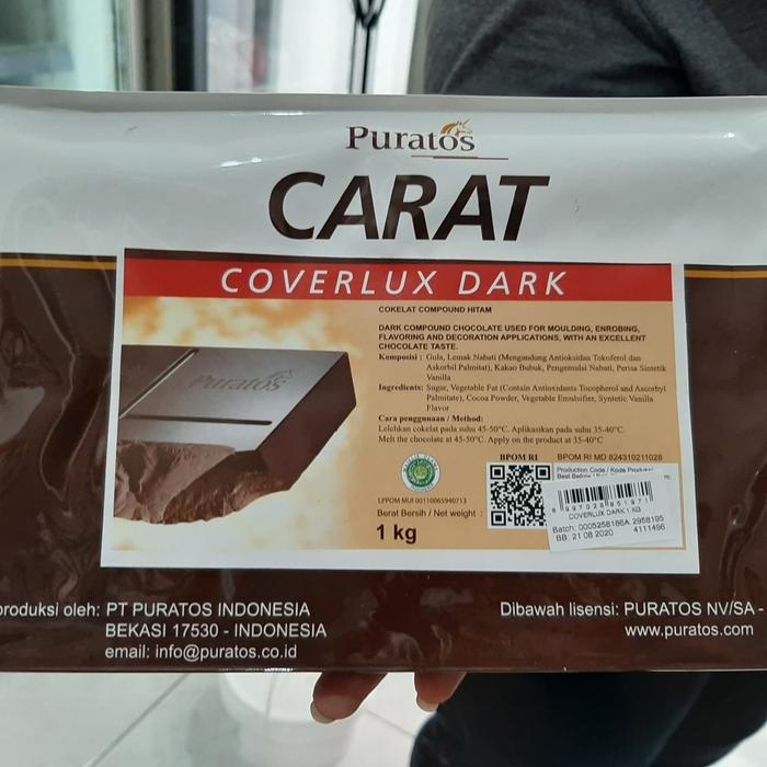 

Lezat- PURATOS CARAT COVERLUX DARK 1KG, COKLAT BLOK YG BISA DIPARUT