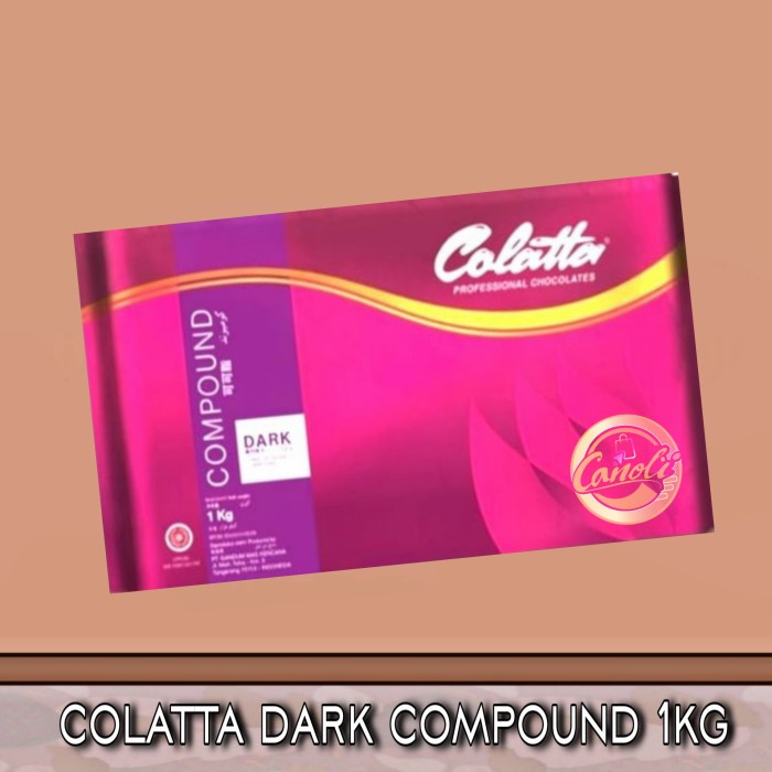 

Lezat- Colatta Dark Chocolate Compound 1kg / Coklat Batang