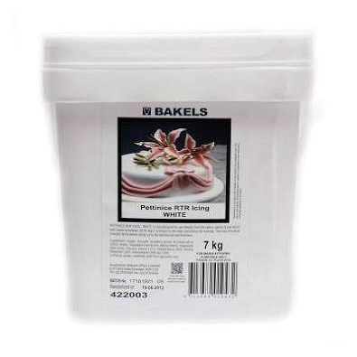 

Lezat- Bakels icing fondant white 500gr putih Gula dekorasi