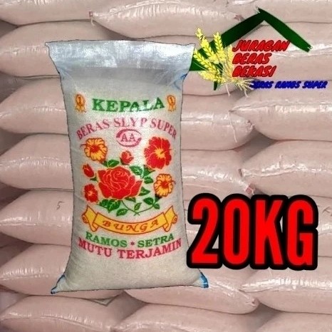 

Lezat- BERAS MEDIUM SETRA RAMOS CAP BUNGA 20KG