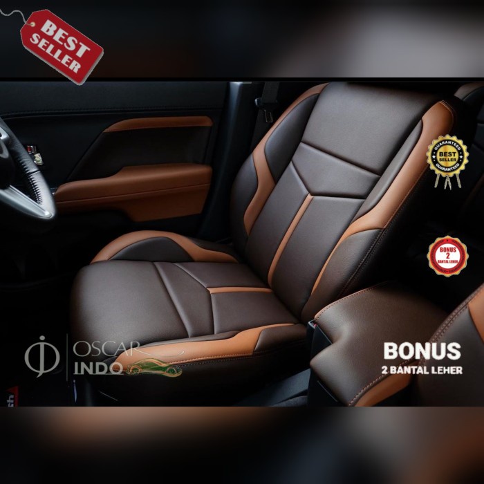 PREMIUM Sarung Jok Mobil Toyota Rush GR Sport 2018-2023 full jok 3 Baris