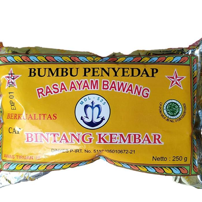 

EG968 Bumbu Atom Bintang Kembar Rasa Ayam Bawang 500 GR 2 Bungkus Bahan Penyedap Spices Instan Garam