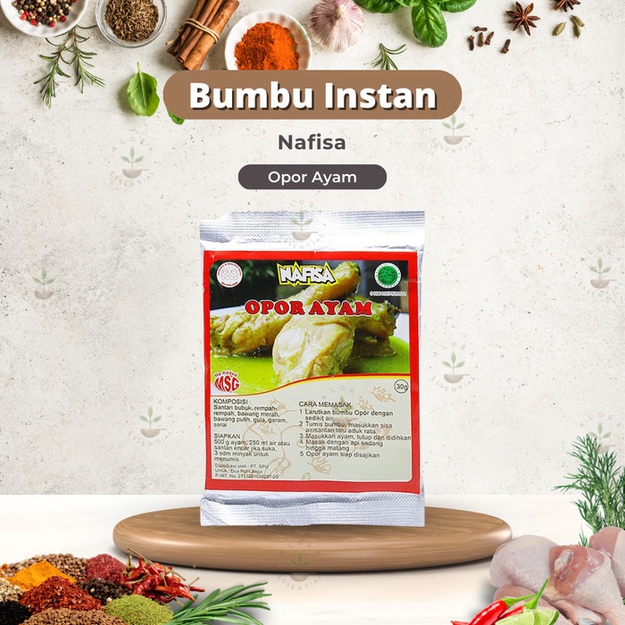 

FA593 Nafisa Bumbu Instan Opor Ayam 30gr - Bumbu Opor Ayam Nafisa CUCI GUDANG