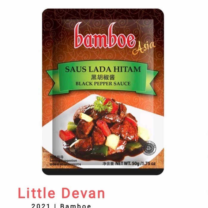 

KP156 bamboe bumbu lada hitam bumbu dapur instan GRATIS ONGKIR
