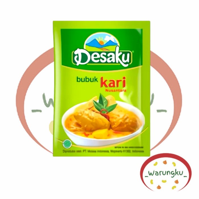 

MZ808 DESAKU Bubuk Kari 1pcs Bumbu Masak Instan FREE ONGKIR