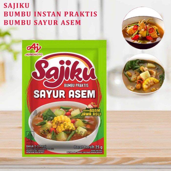 

VH363 Sajiku / Bumbu Instan Praktis / Bumbu Sayur Asem / 25gr PROMO SPECIAL