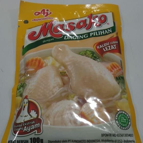 

LE708 Masako Bumbu Instan Kaldu Ayam Lezat 100gram PROMO