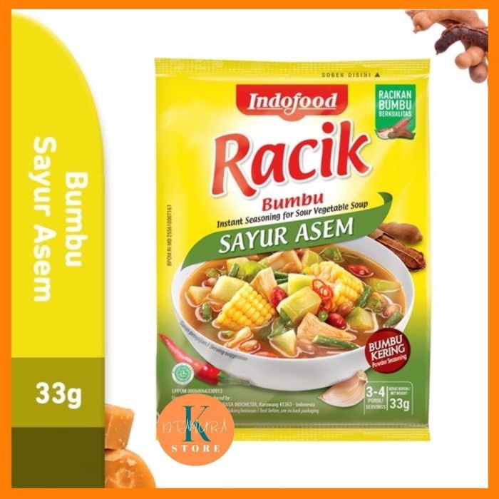 

LL358 BUMBU RACIK INSTAN INDOFOOD SAYUR ASEM TERBARU