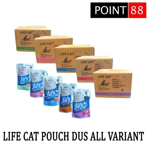 LIFE CAT Pouch 1 Dus ( Isi 24 Pcs )