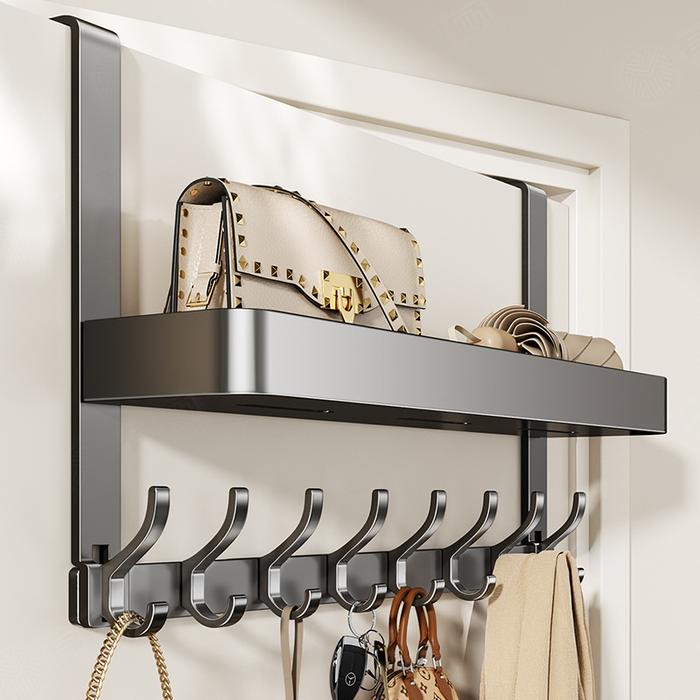 PREMIUM Gantungan Baju Pintu Gantungan Baju Tanpa Bor Dinding Kamar Mandi Kamar Tidur Pintu Belakang