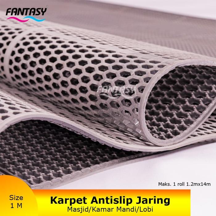 PREMIUM Fantasy Keset Karpet Masjid H-Mat / Karpet Kamar Mandi / Karpet Tempat Wudhu / Karpet Jaring