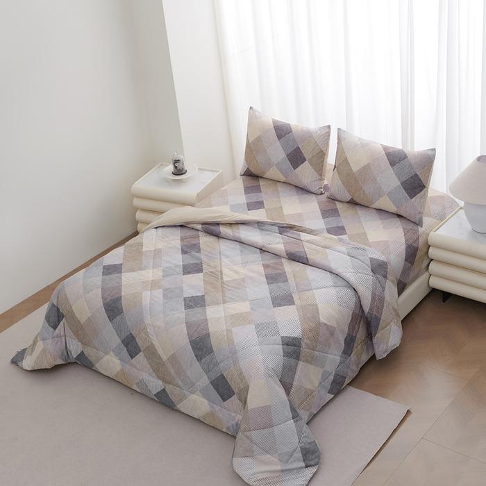 PREMIUM Informa 160X200X30 cm Set 6 Pcs Seprai Queen Microfiber Varden Sprei Motif Seprai Aesthetic
