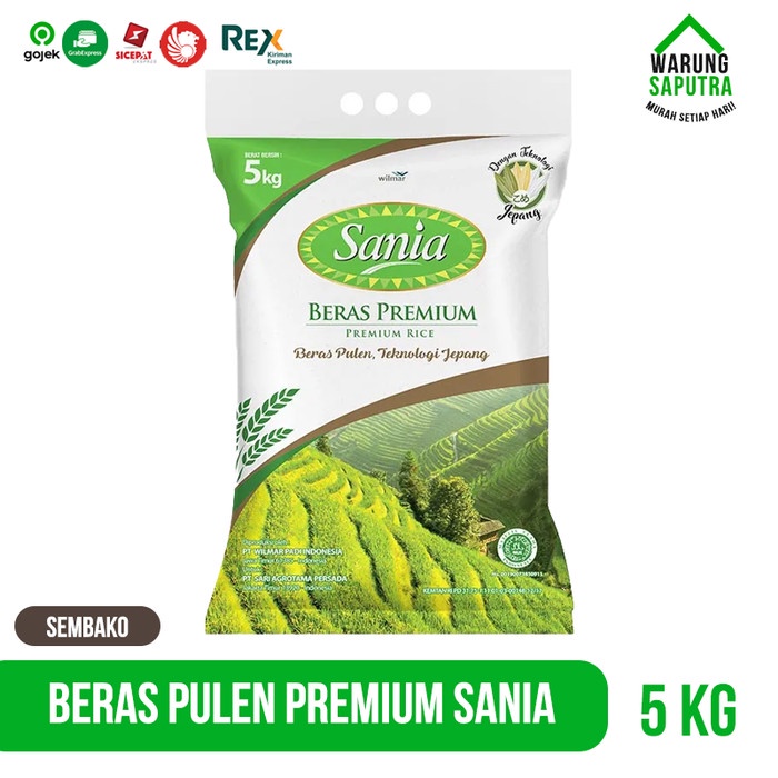 

Lezat- Beras Pulen Premium Sania 5 Kg