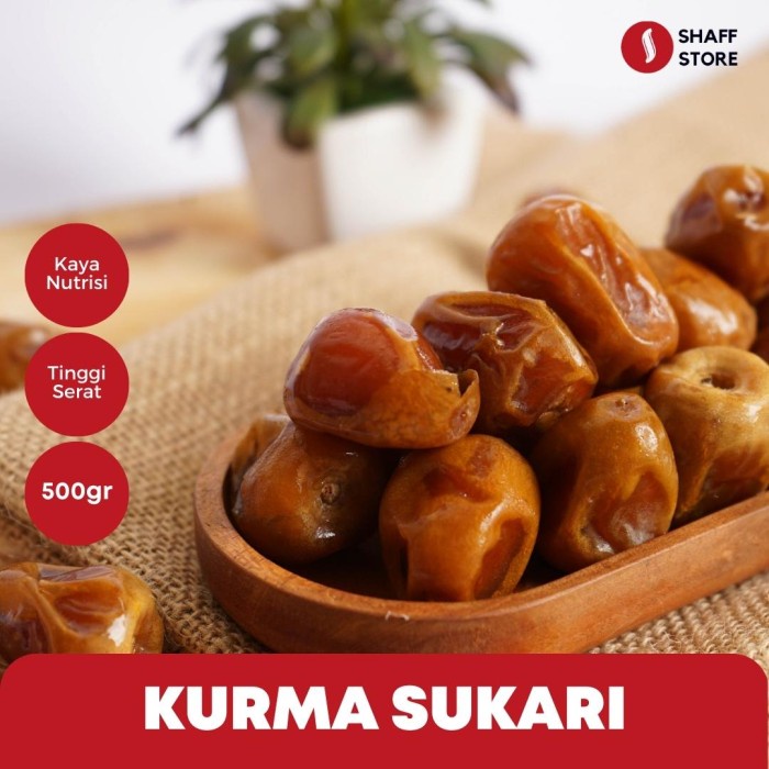

Lezat- KURMA SUKARI AL QASIM 500 GRAM