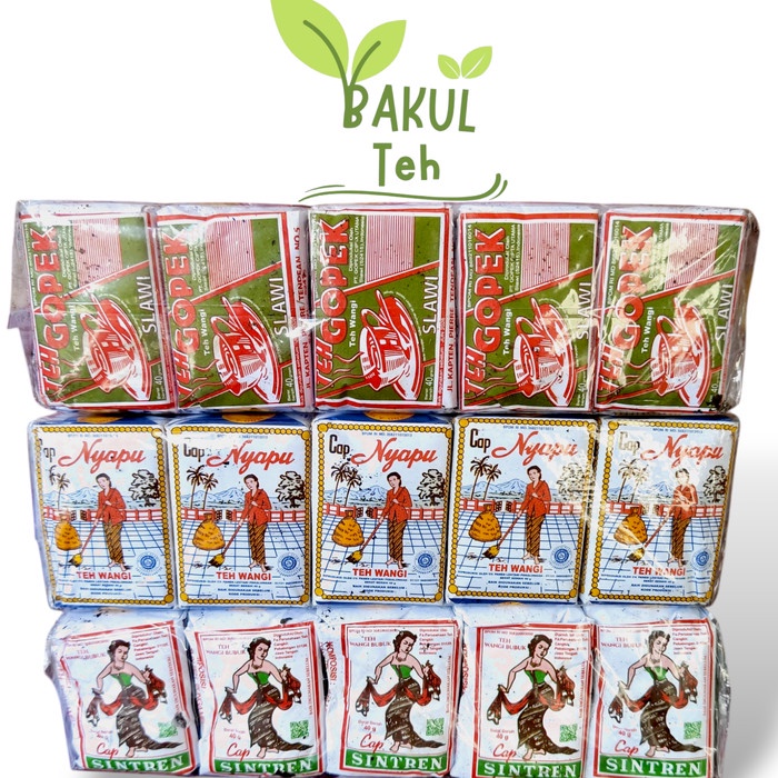 

Racikan Teh 3 Slop (30Pcs) Nyapu-Sintren-Gopek Khas Solo Es Teh Jumbo Grosir