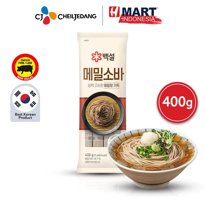 

CJ BEKSUL Buckwheat Noodles - Mie Soba Korea 400g