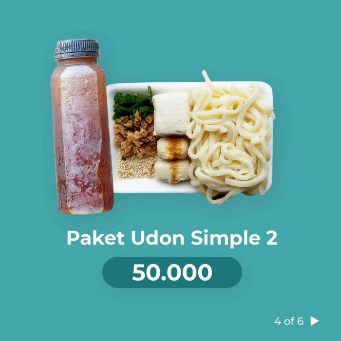 

Paket Udon simple 2 [untuk 2 orang]