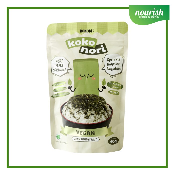 

KOKOBI Koko Nori Abon Rumput Laut Tabur No MSG, Tanpa Pengawet 40gr
