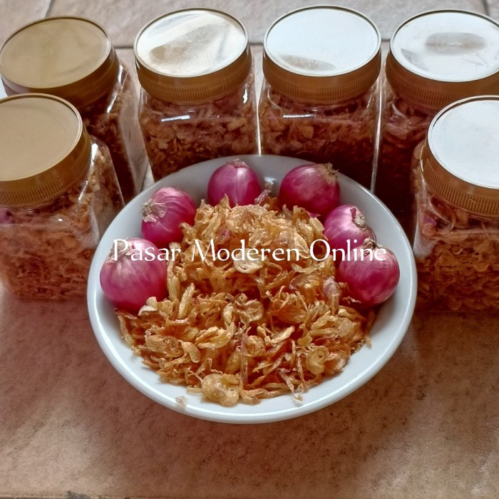 

BAWANG MERAH GORENG BREBES PREMIUM ASLI MURNI TANPA TEPUNG -100 GRAM