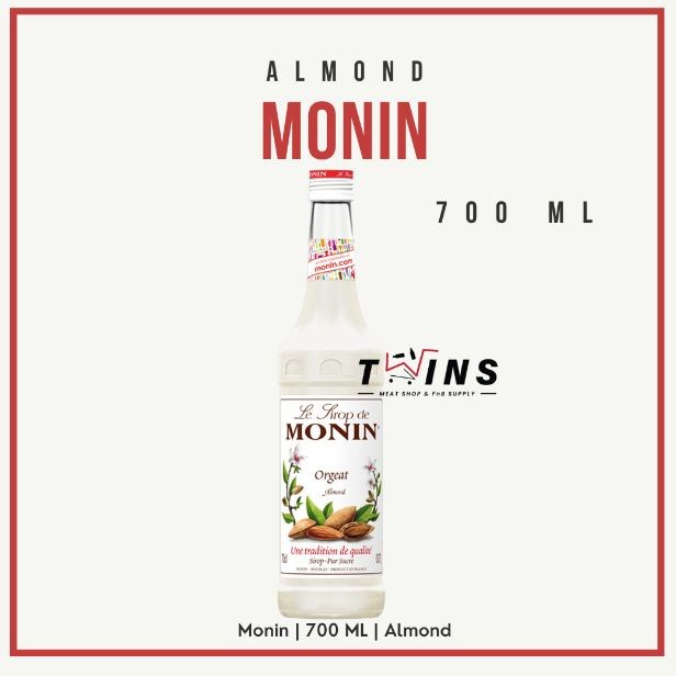 

MONIN SYRUP - ALMOND 700 ML (70CL)