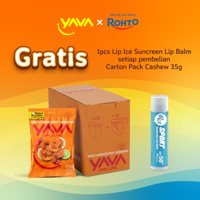 

YAVA Carton Pack Cashew Chili Lime ( 10 x 35g )