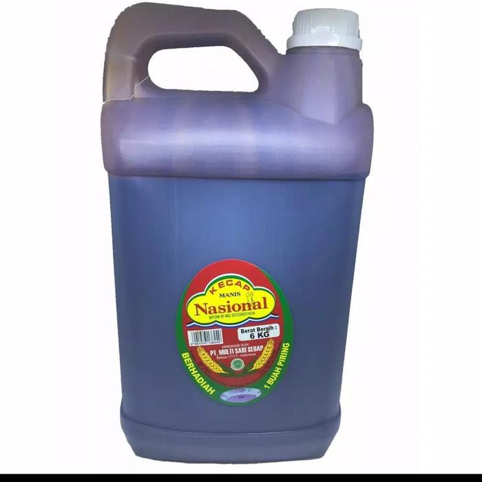 

Lezat- Kecap Manis Cap Nasional Jerigen 6Kg
