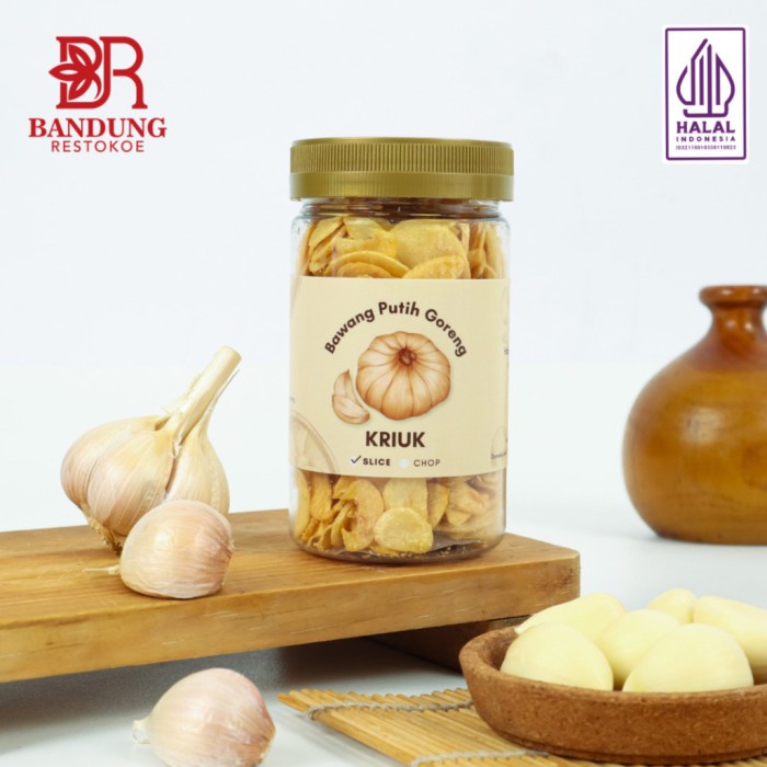 

Bawang Putih Goreng Kriuk 100gr - Iris