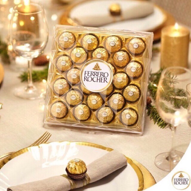 

Ferrero Rocher Italian Chocolate Isi 24 Coklat Crunchy Kado Mewah