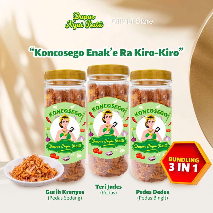 

Paket Koncosego 3 IN 1 Bawang Goreng Dapur Nya1 Ratu