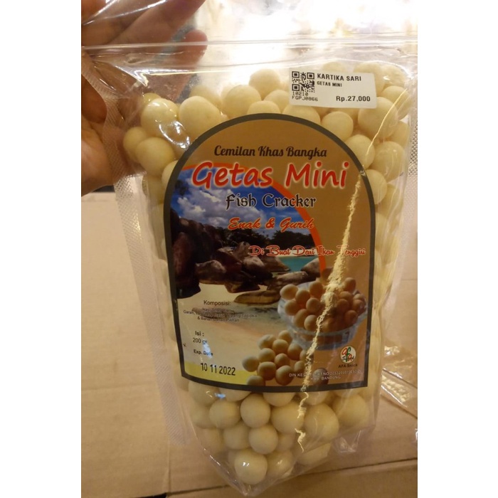 

GETAS MINI PILUS KHAS BANGKA FISH CRACKER KARTIKA SARI OLEH OLEH BANDU