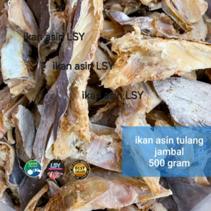 

ikan asin tulang jambal 500 gram