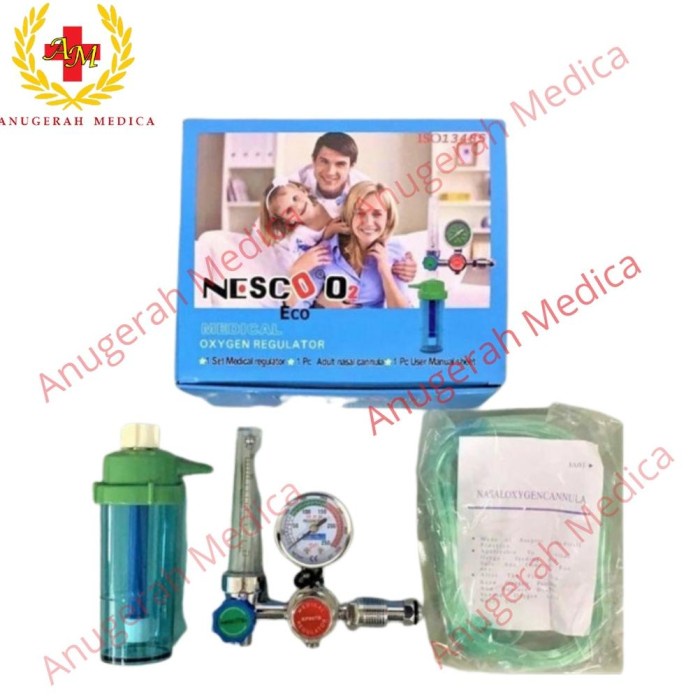 New New Regulator Oksigen Manometer Tabung Oksigen Medical Oxygen