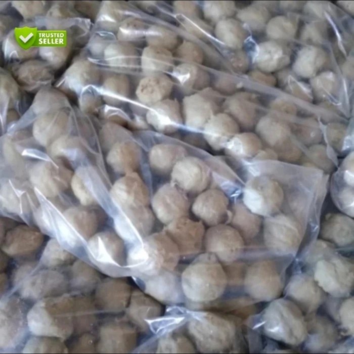 

Lezat- Bakso Sapi Size S Kemasan 100 Pc Terenak & Termurah Home Made