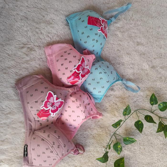 Best Seller Promo Paket Bh Remaja Polkadot Lusinan