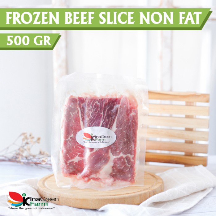 

Lezat- Frozen AUS Beef Slice No Fat Inagreen Farm Bandung