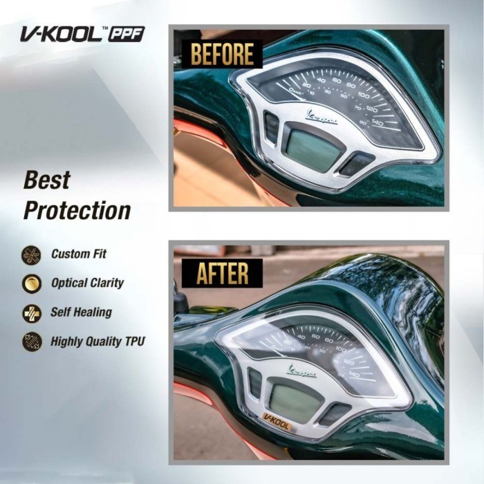 Vkool Ppf Speedometer Motor Honda Scoopy 2025 New / Anti Gores Motor - Asli