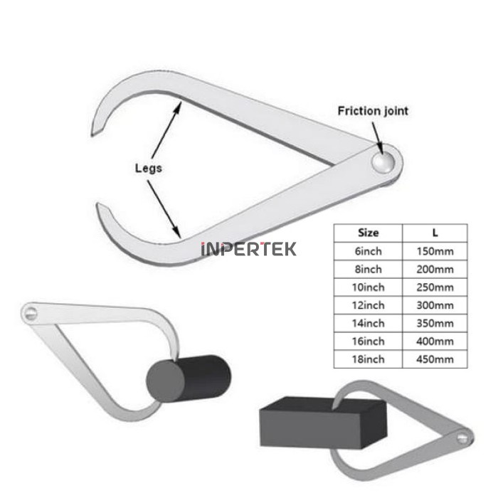 

JANGKA 10" SOLAR SPRING CALIPER FIRM JOINT OUTSIDE LUAR 250 / 10 INCH