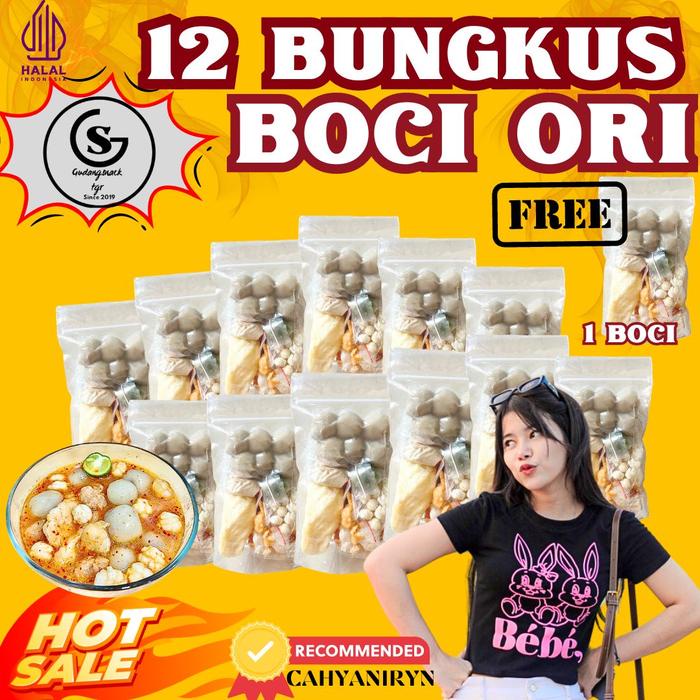 [Cahyaniryn Exclusive] Paket Baso Aci 12 Bungkus Ekonomis Hotpot Instan Food Kaldu Pedas Kuah