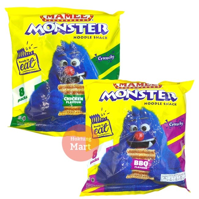 

Mamee Monster Snack Noodles Rasa Bbq / Ayam 1 Bag 200Gr Mie Kremes