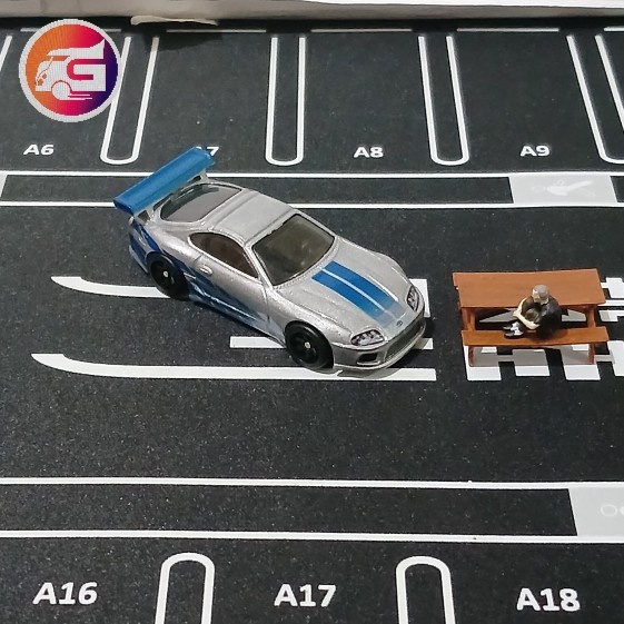 TERBARU HOT WHEELS PREMIUM TOYOTA SUPRA SILVER LOOSE FAST FURIOUS READY
